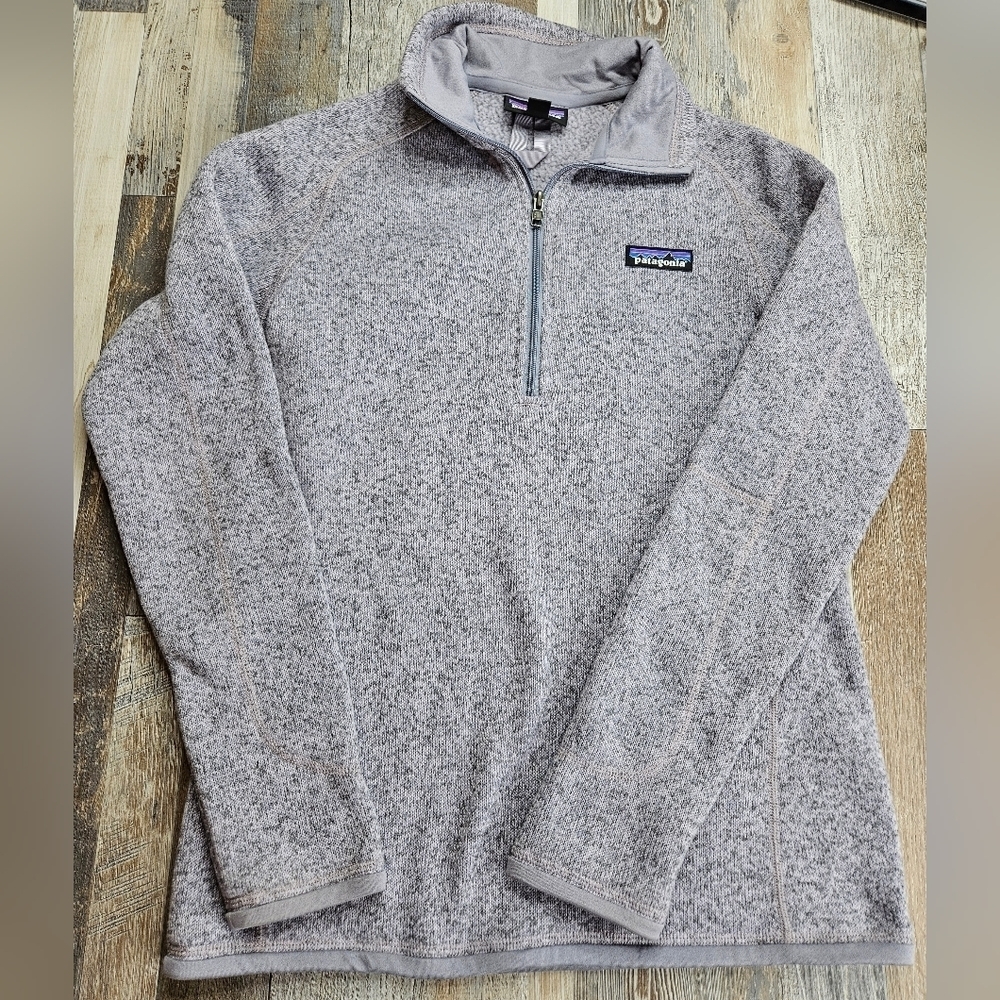 Patagonia Better Sweater Quarter Zip Dusty Light Purple Women's XS